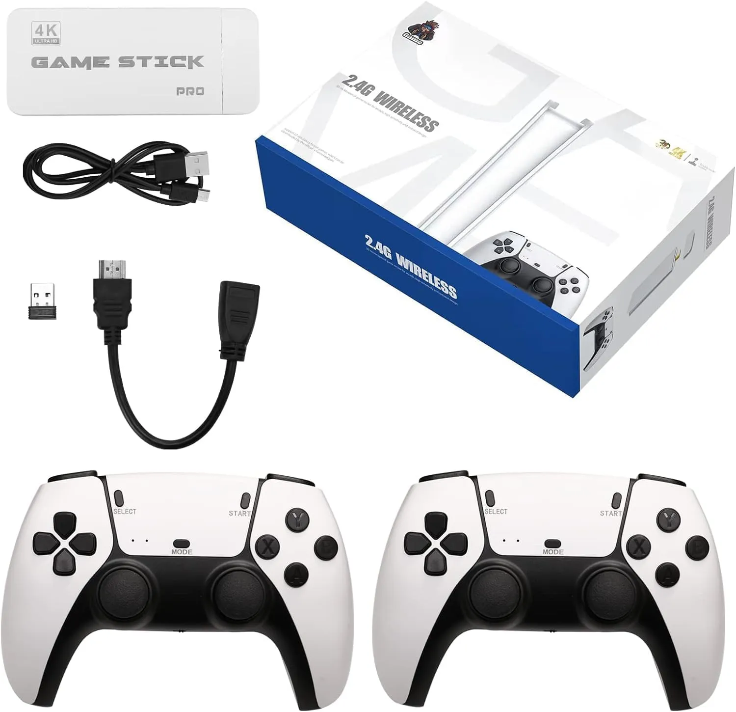 Retro Gaming Console white
