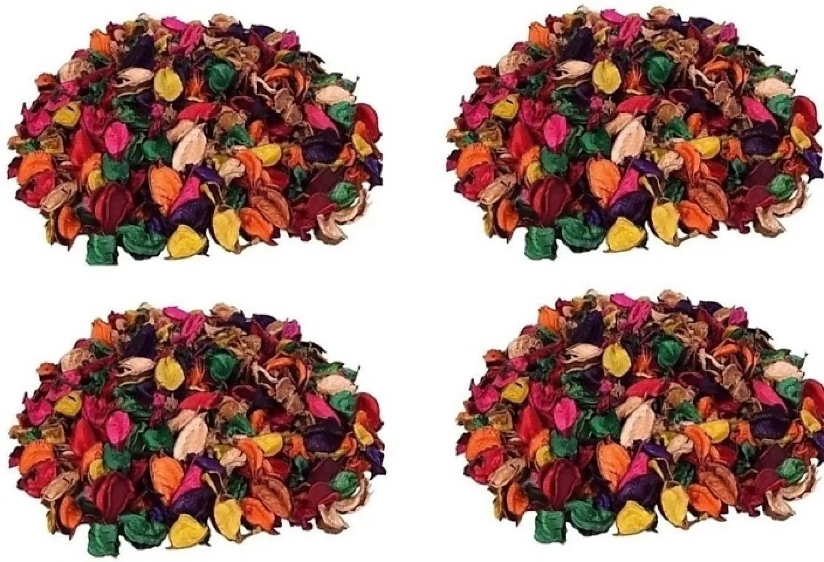 99 Home Decor Multicolor Potpourri Dry Leaves For Table Decoration And Vase Filler Pack Of 4 Vase Filler  (Vase filler, Table Decoration)