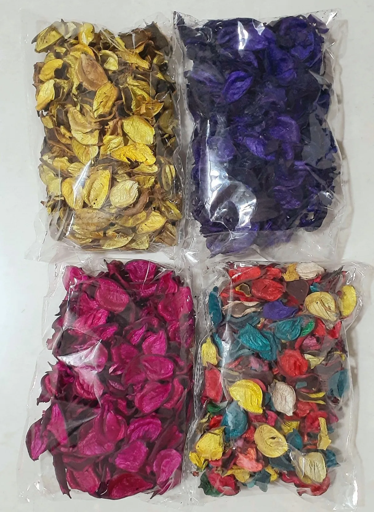 99 Home Decor Multicolor Potpourri Dry Leaves For Table Decoration And Vase Filler (Pack Of 4) Vase Filler  (Potpourri, Vase Filler)