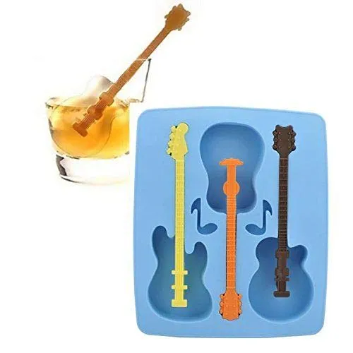 Tray guitar shape ice