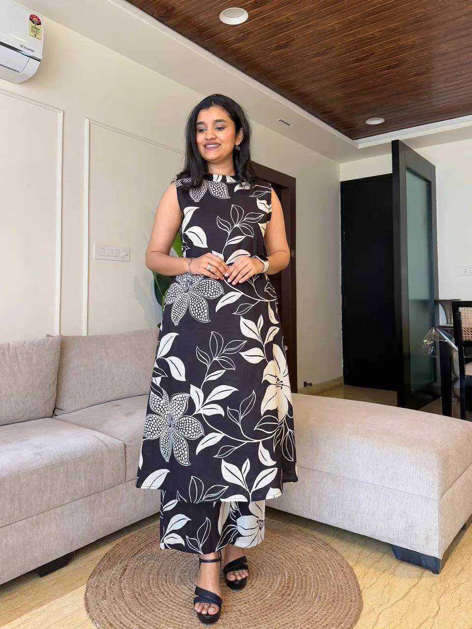 Women Printed Regular Pure Cotton Kurta