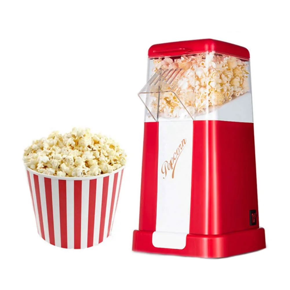 Portable 1200W Electric Automatic Popcorn Popper Machine