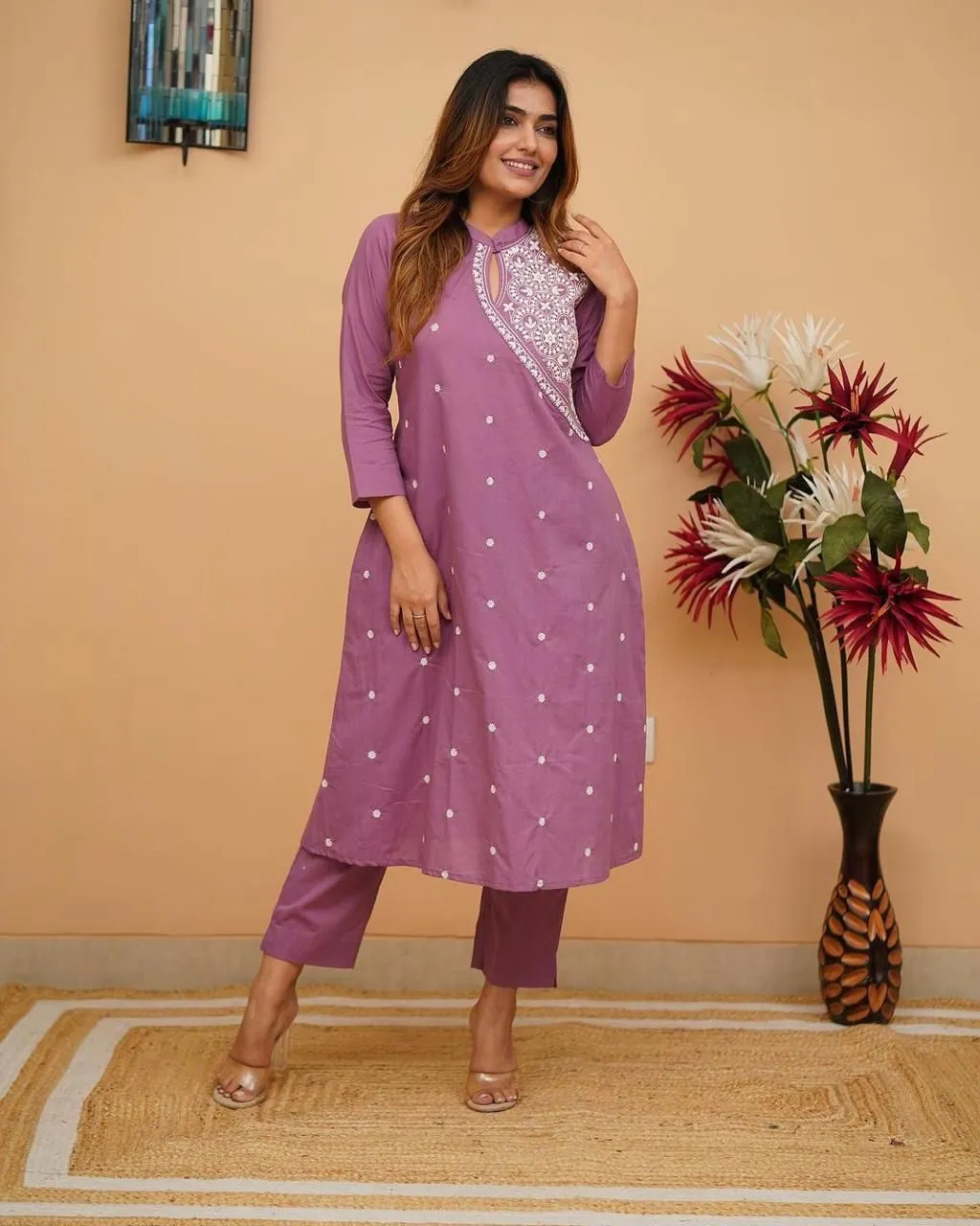 Embroidery kurta pant