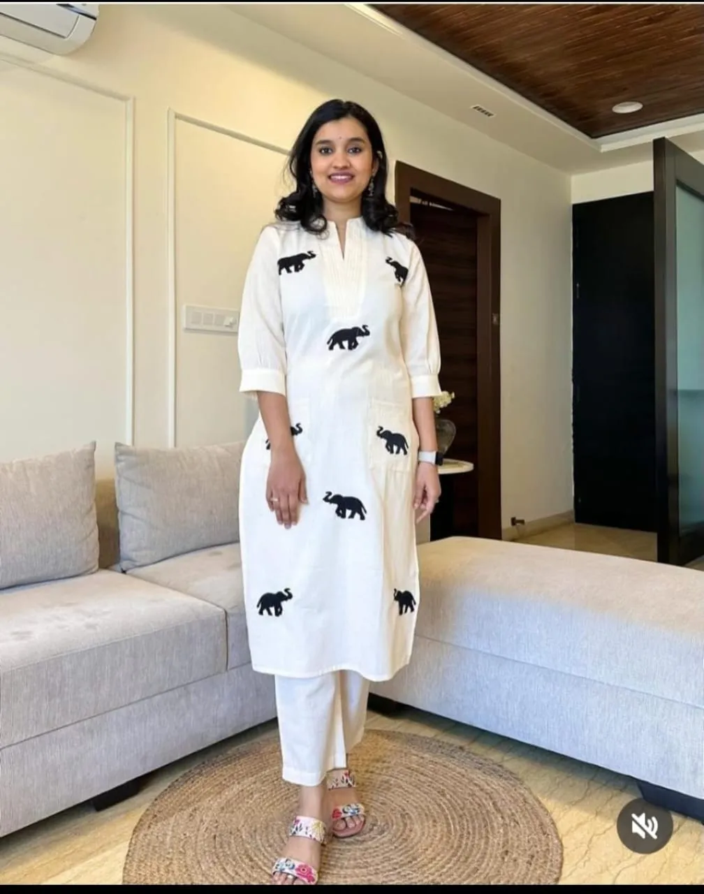 Ethnic Stylish Top Pant set