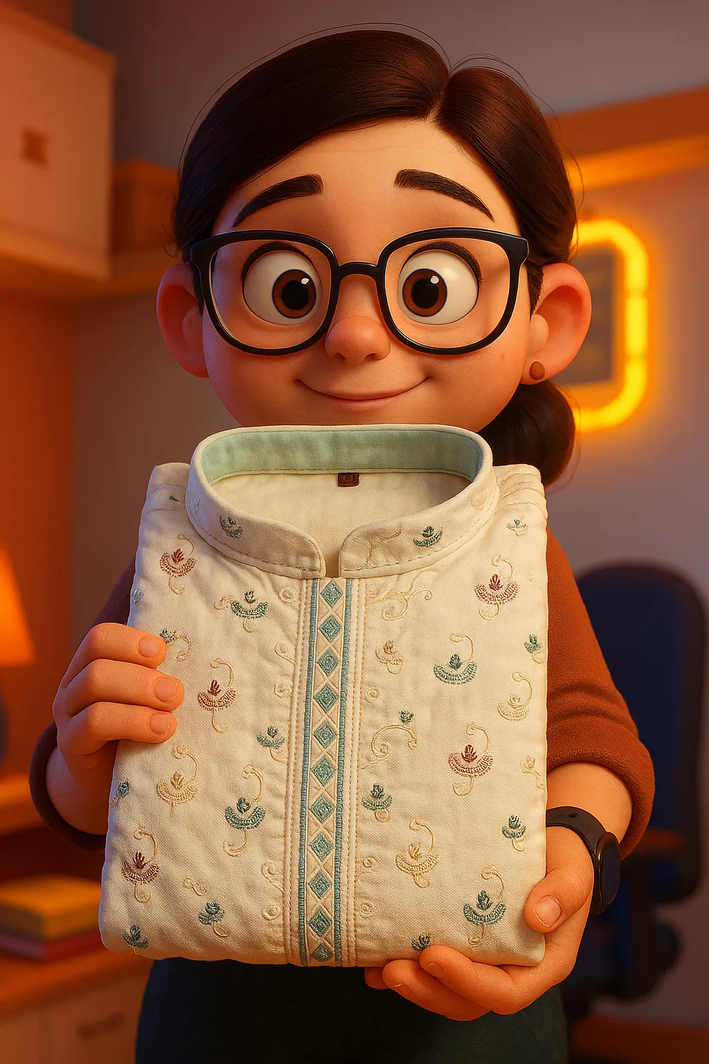 Royal Embroidered Kurta With Pajama