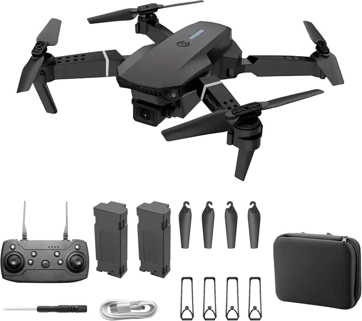E88 Drone With Dual Camera, Mobile App Control