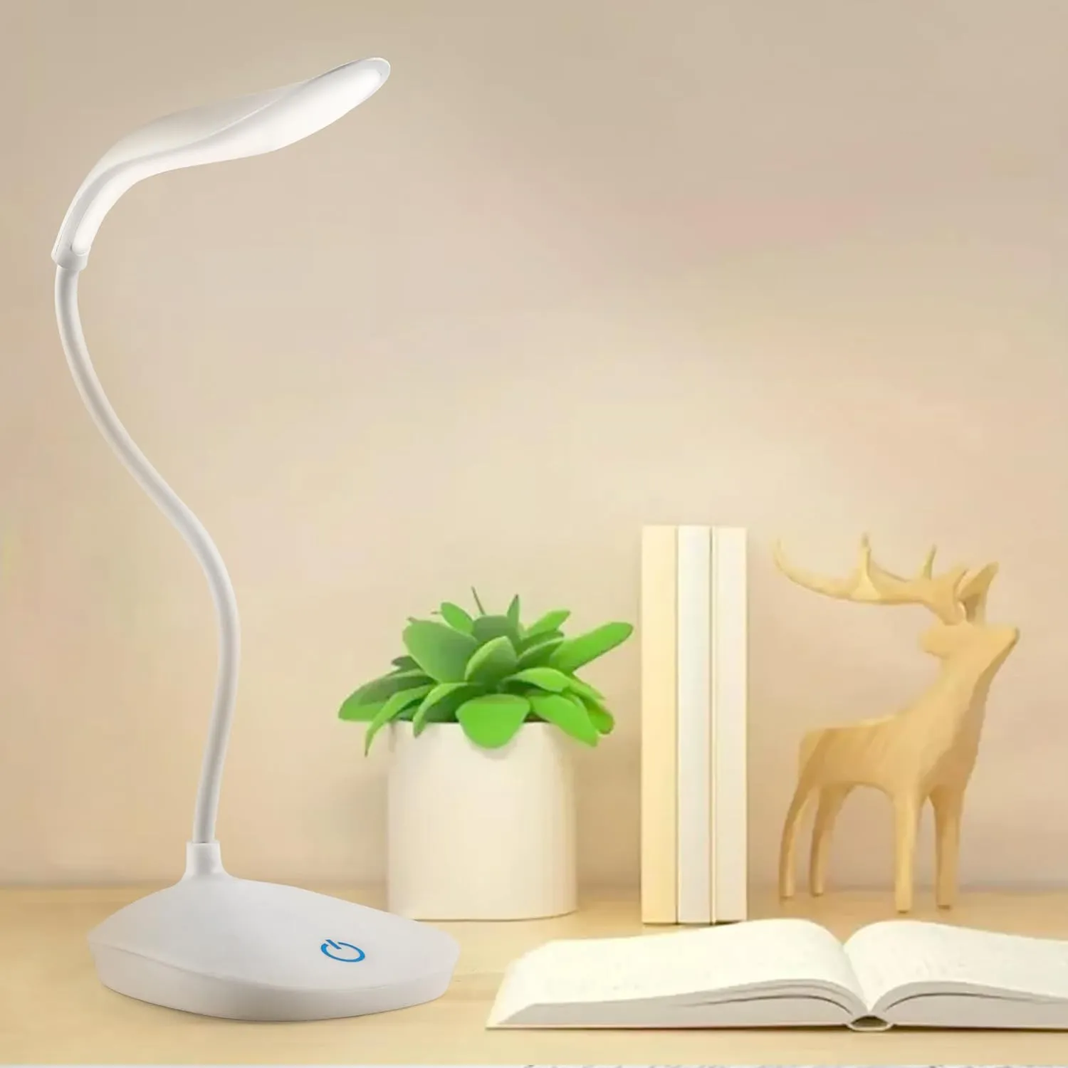 LED Study Lamp Rechargeable,Table Lamp for Study Room, Desk Lamp Light