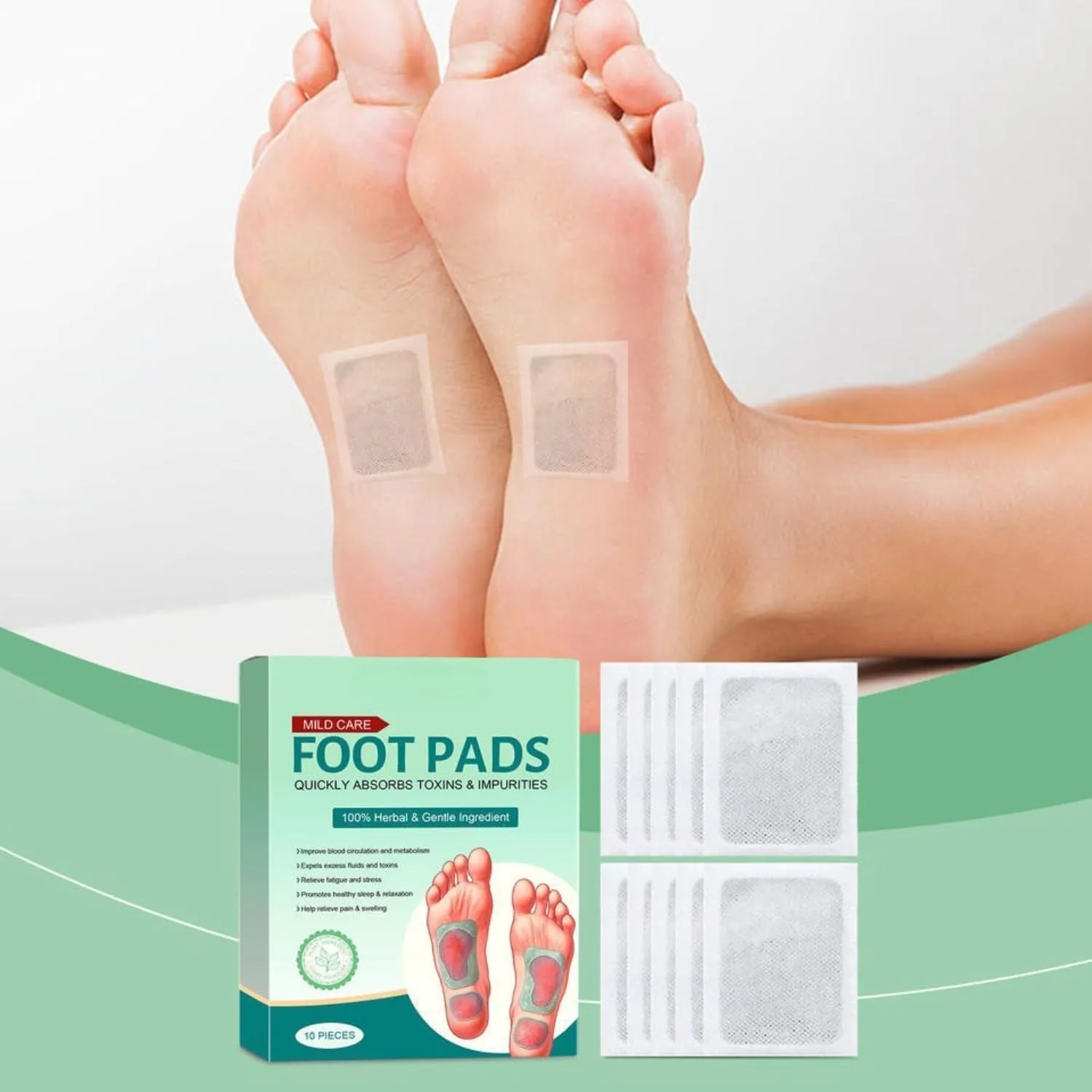 Fitpiick Premium Natural Detox Foot Patches  BUY 1 GET 1 FREE